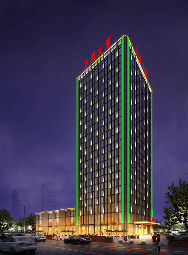 萬(wàn)騰大廈樓體亮化